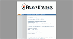 Desktop Screenshot of finanzkompass.eu